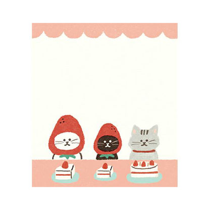 Furukawa Memo Pad - Mug Cat - Memo Pads