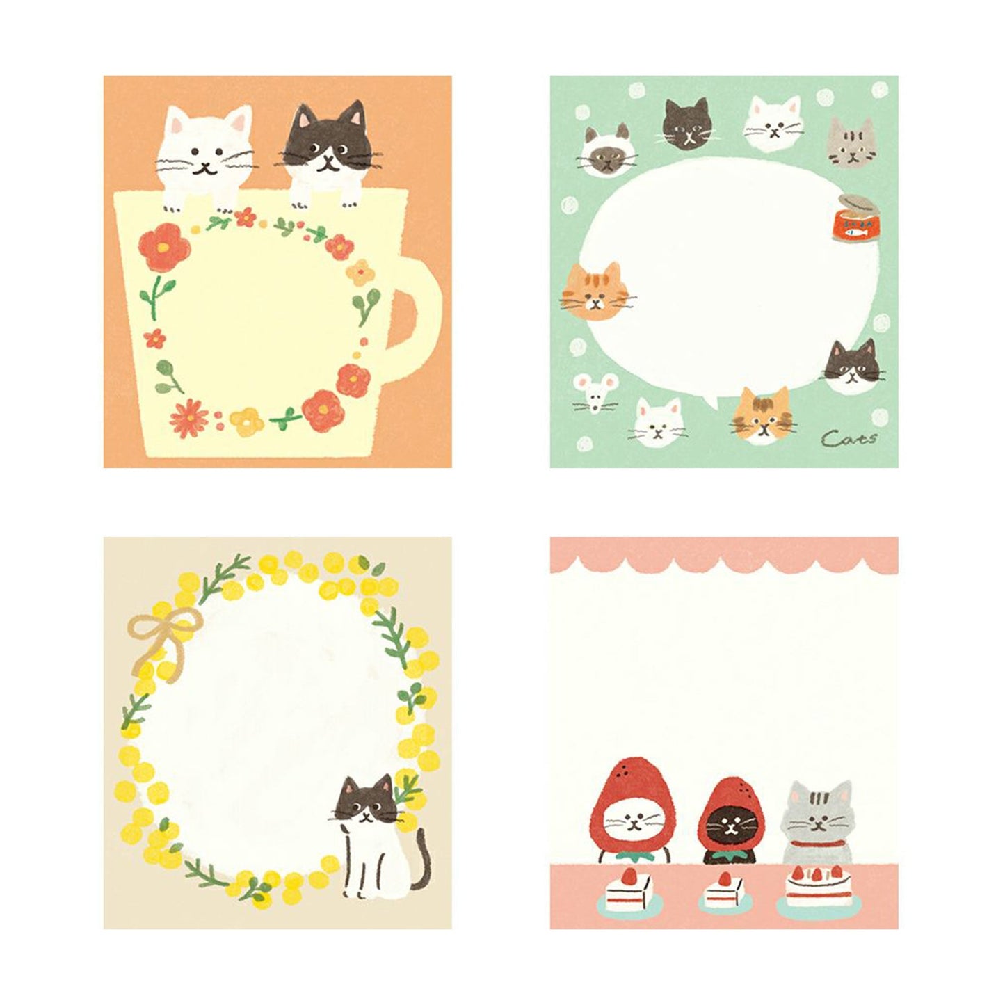 Furukawa Memo Pad - Mug Cat - Memo Pads