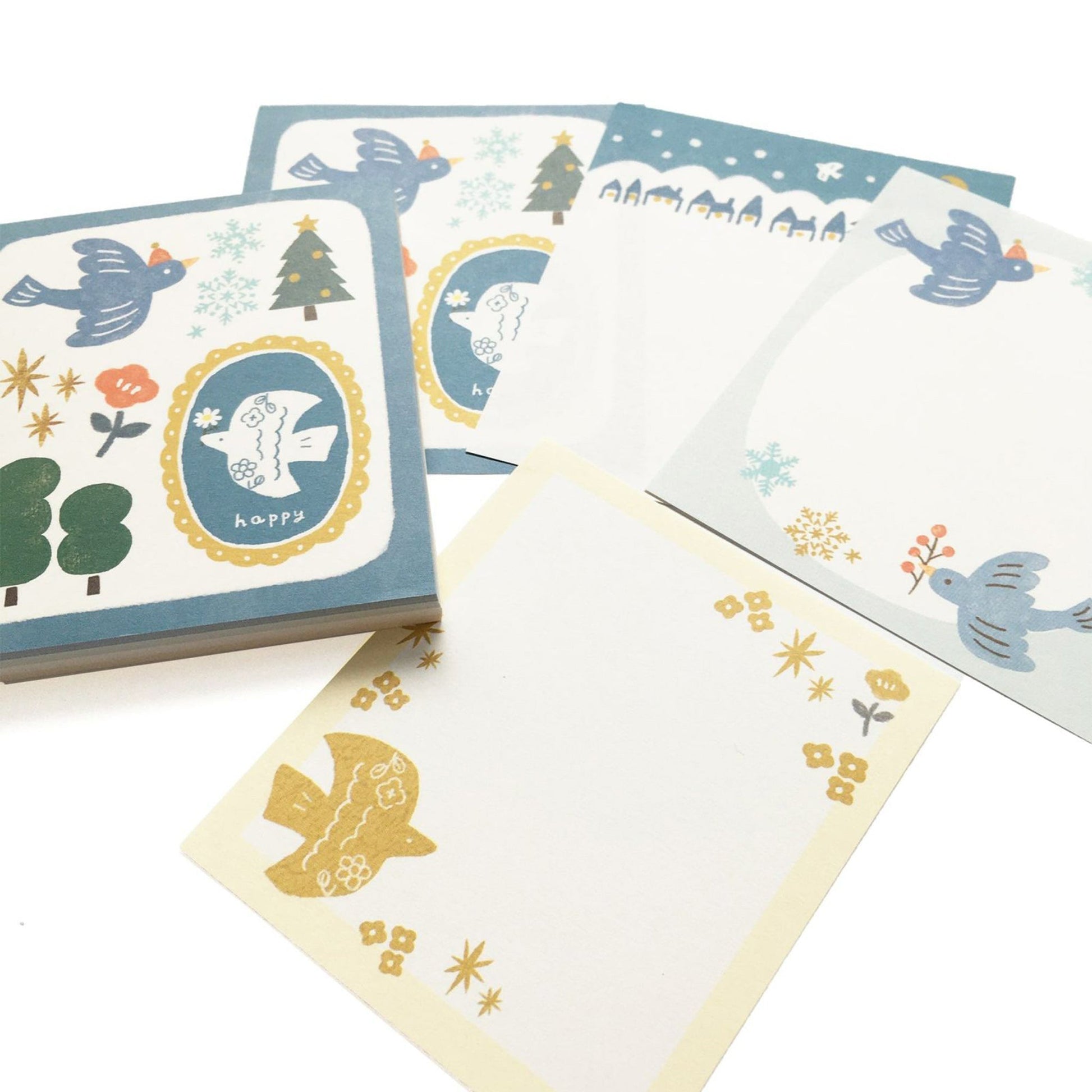 Furukawa Memo Pad - Sparkling and Little Bird - Memo Pads