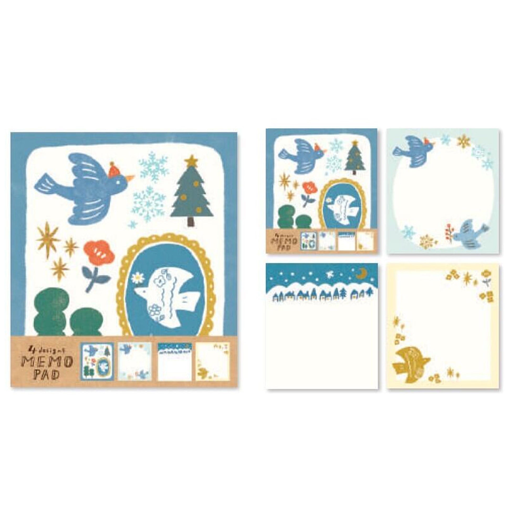 Furukawa Memo Pad - Sparkling and Little Bird - Memo Pads