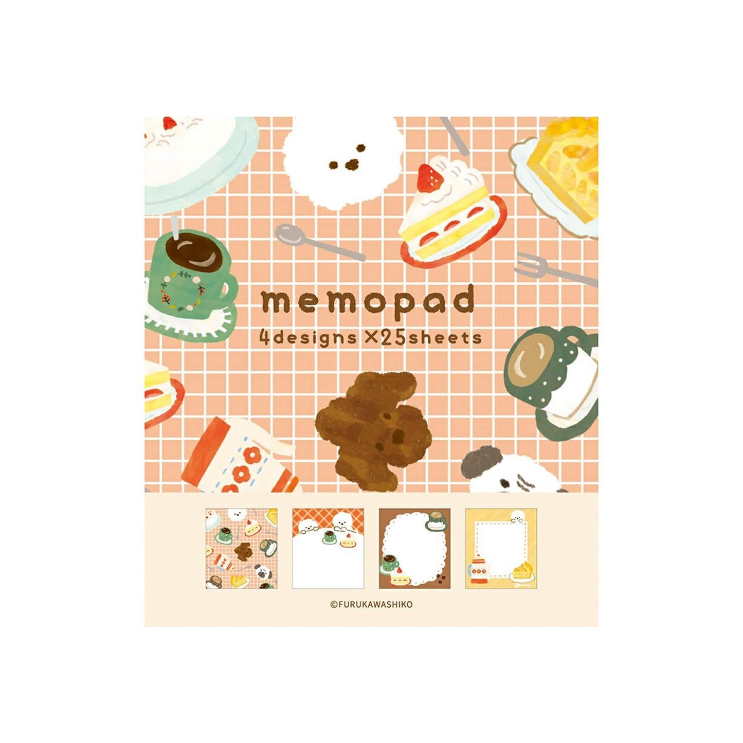 Furukawa Memo Pad Wa - Life 2024 Winter Limited - Cafe Dog - Memo Pads