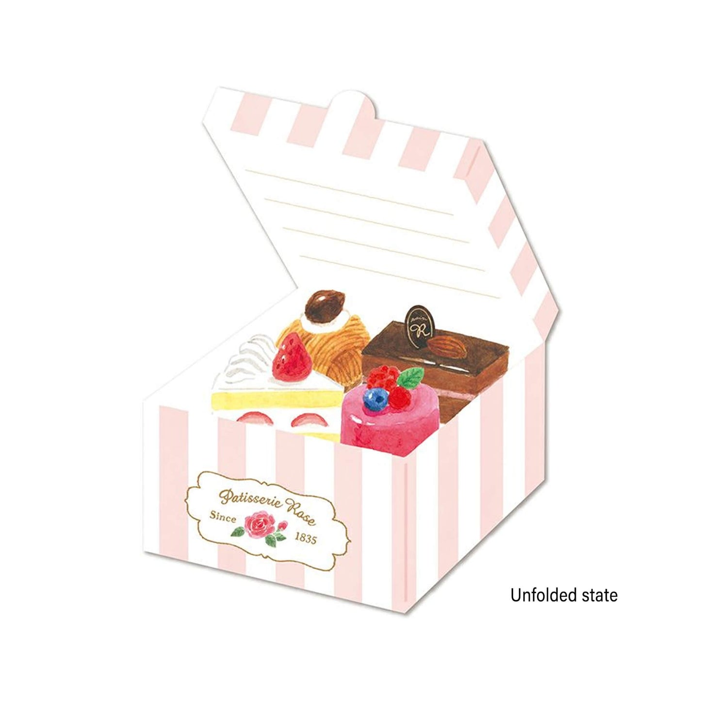 Furukawa Mini Gift Letter Set - Cake Box - Mini Letter Writing Sets