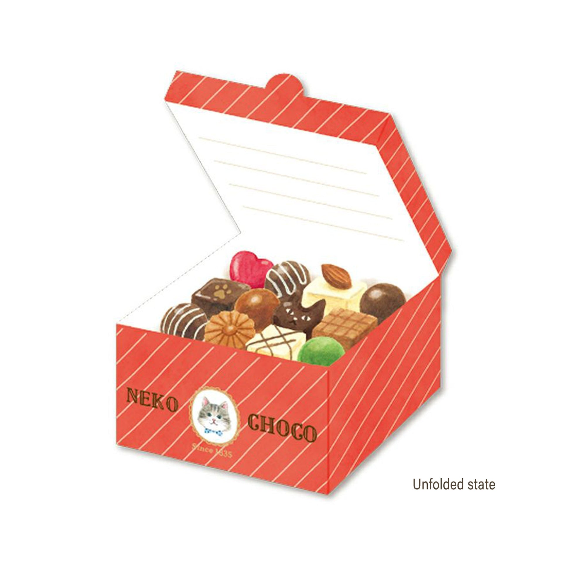 Furukawa Mini Gift Letter Set - Chocolate Box - Mini Letter Writing Sets