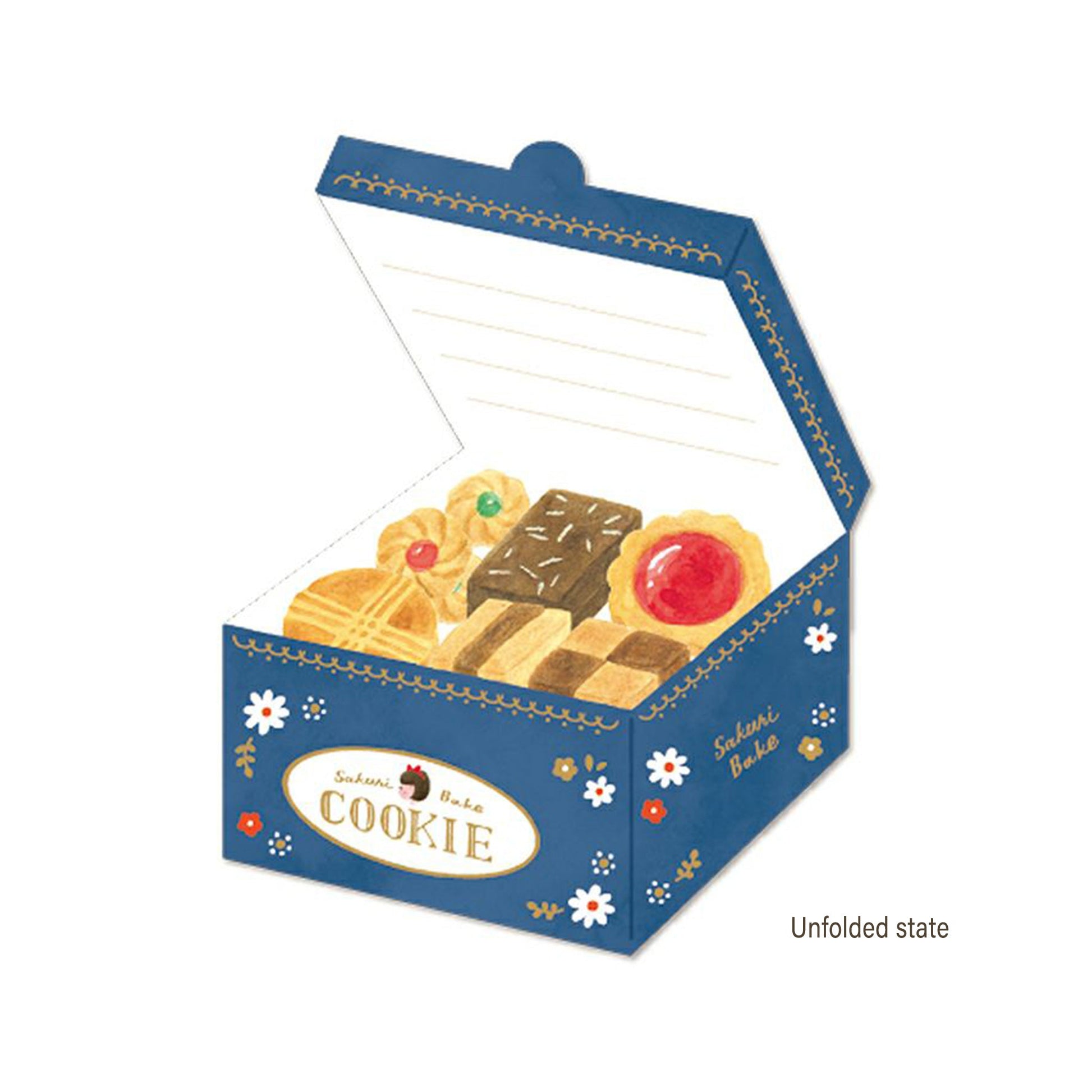 Furukawa Mini Gift Letter Set - Cookie Box - Mini Letter Writing Sets