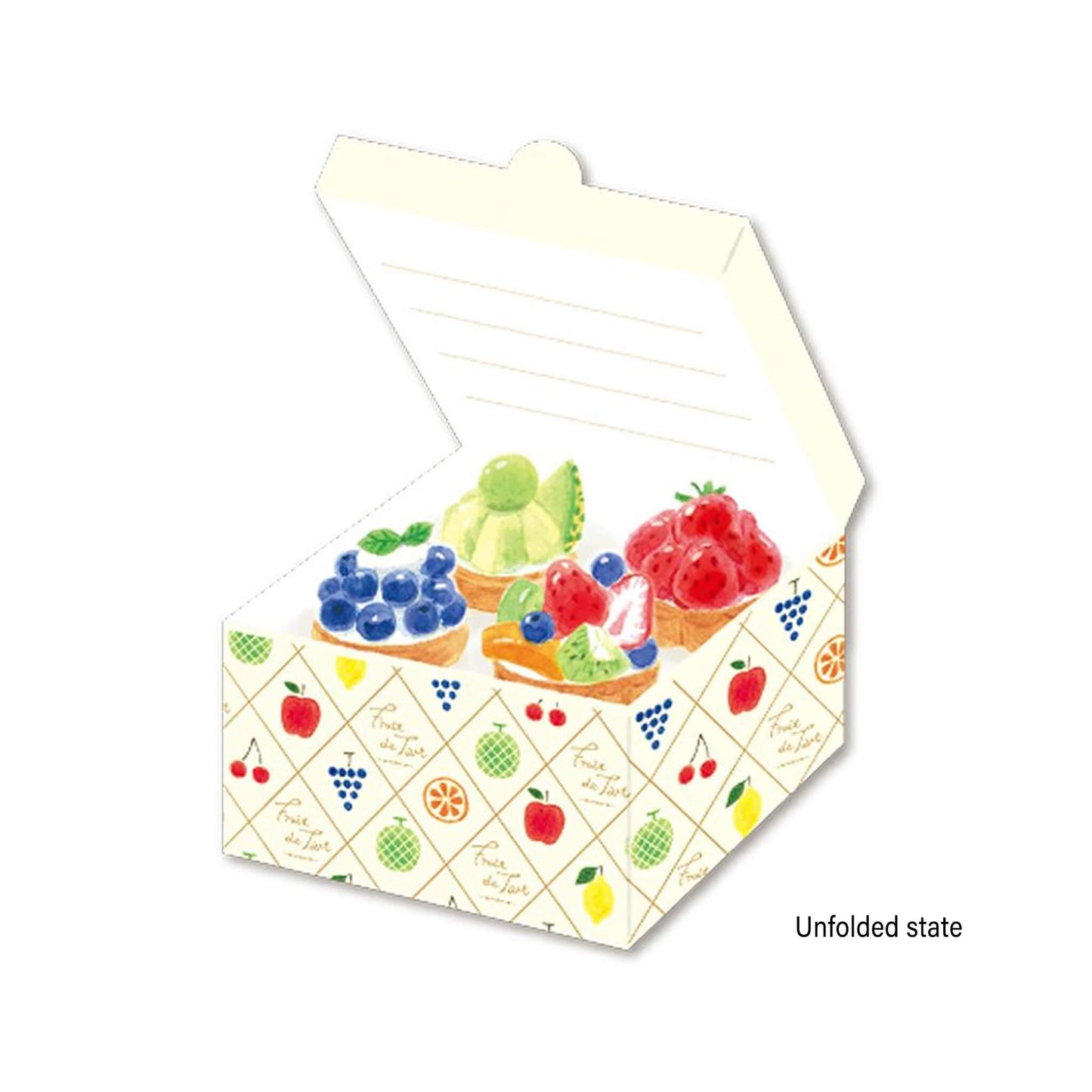 Furukawa Mini Gift Letter Set - Tart Box - Mini Letter Writing Sets