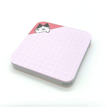 Furukawa Mini Message Sticky Notes - Hyokkori Neko - Sticky Notes