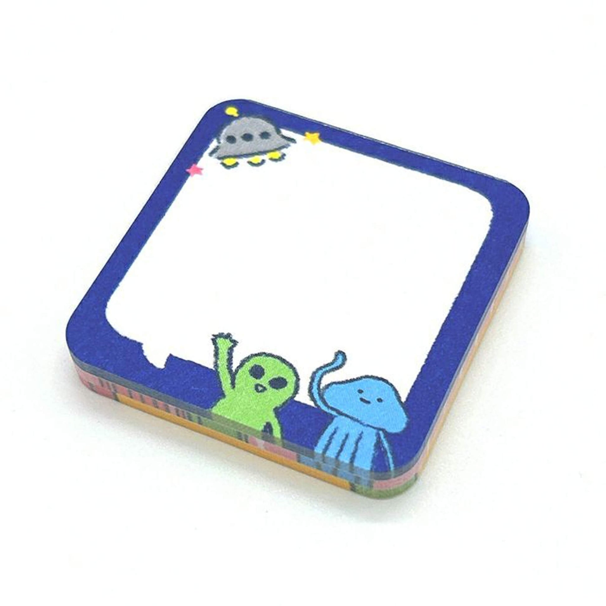 Furukawa Mini Message Sticky Notes - Speech Bubble Alien - Sticky Notes