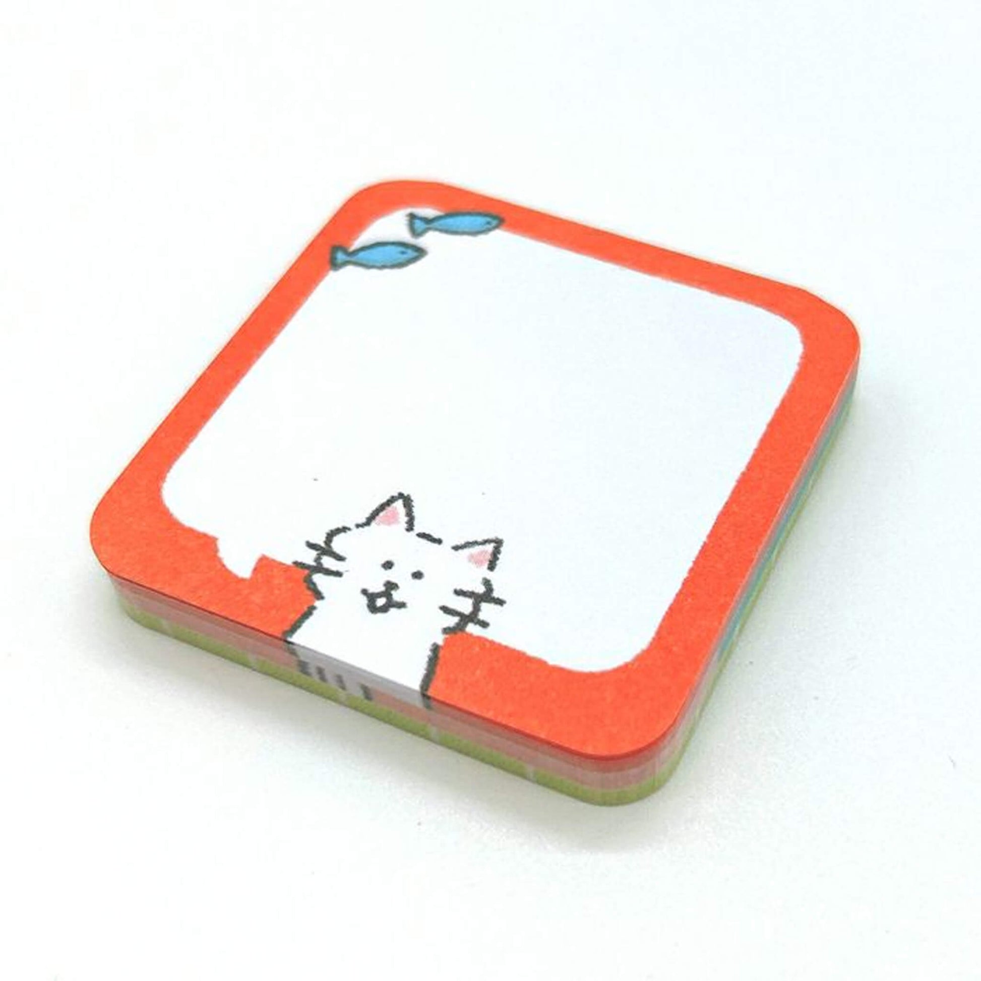 Furukawa Mini Message Sticky Notes - Speech Bubble Cat - Sticky Notes