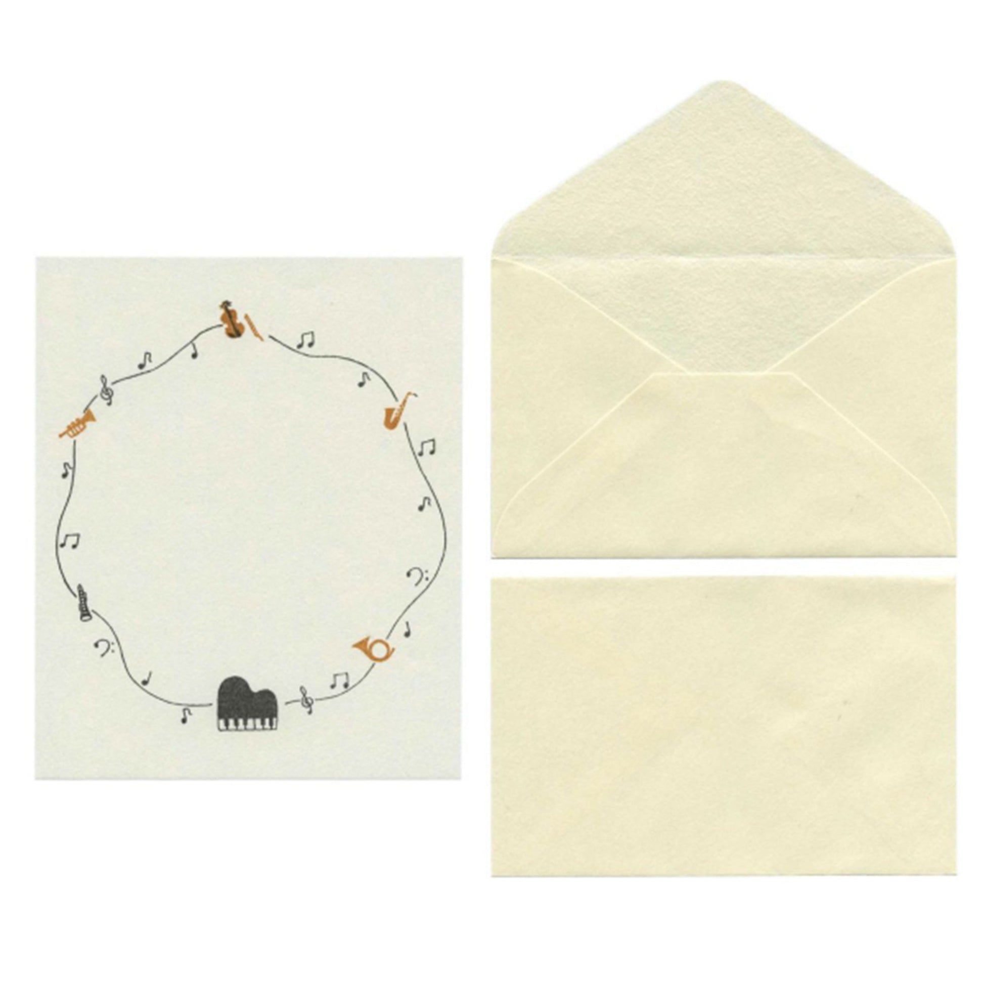 Furukawa Mino Washi Paper Letter Set - Orchestra - Letter Writing Sets