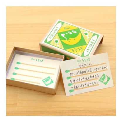 Furukawa Retro Matchbox Note Paper - Liar's Bar - Memo Pads