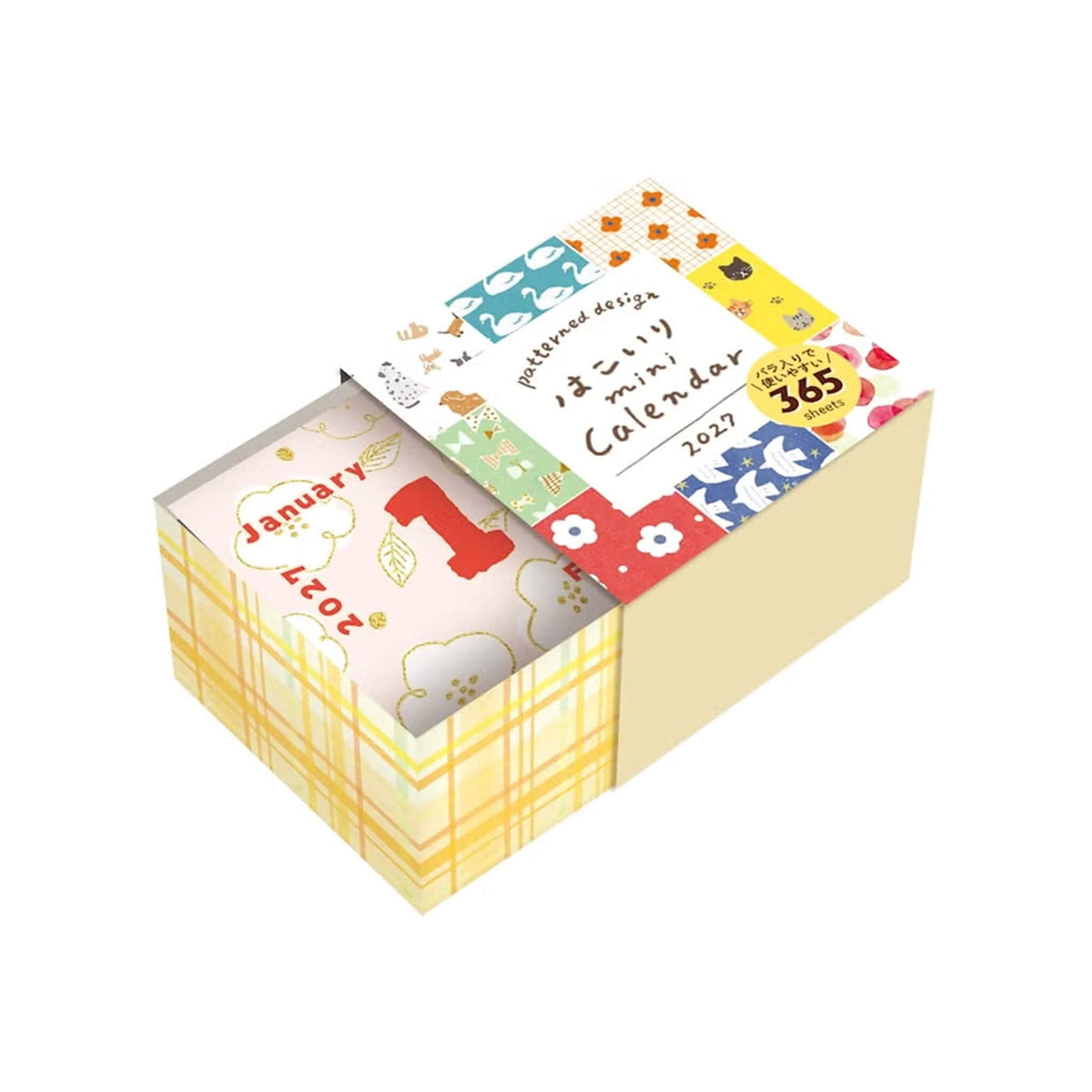 Furukawa Shiko 2027 Boxed Mini Calendar - All-over Pattern - 2027 Calendars