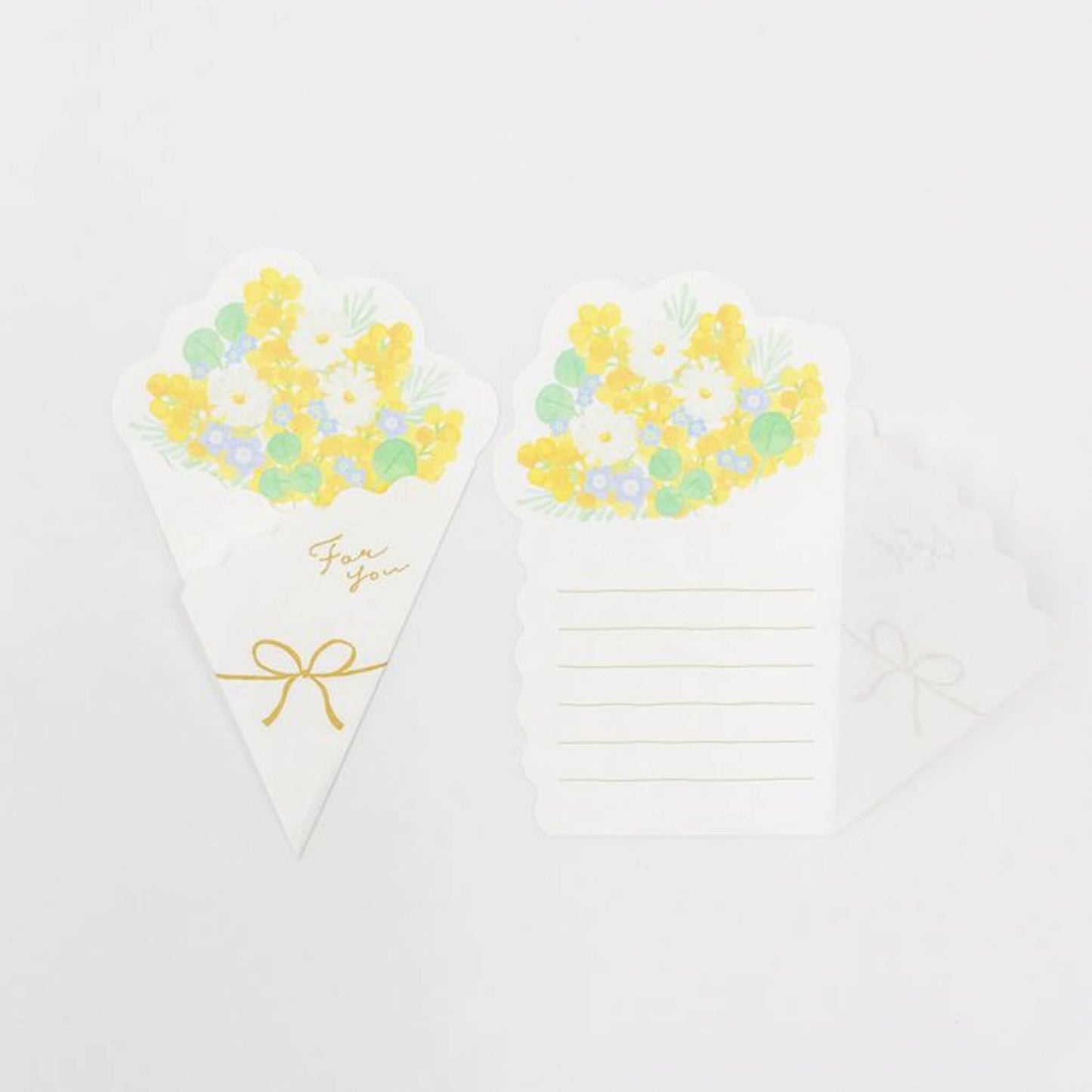 Furukawa Shiko Bouquet Letter Set - Mimosa - Wa - Life Spring 2026 Limited - Letter Paper