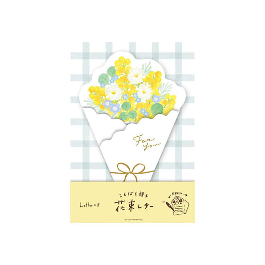 Furukawa Shiko Bouquet Letter Set - Mimosa - Wa - Life Spring 2026 Limited - Letter Paper