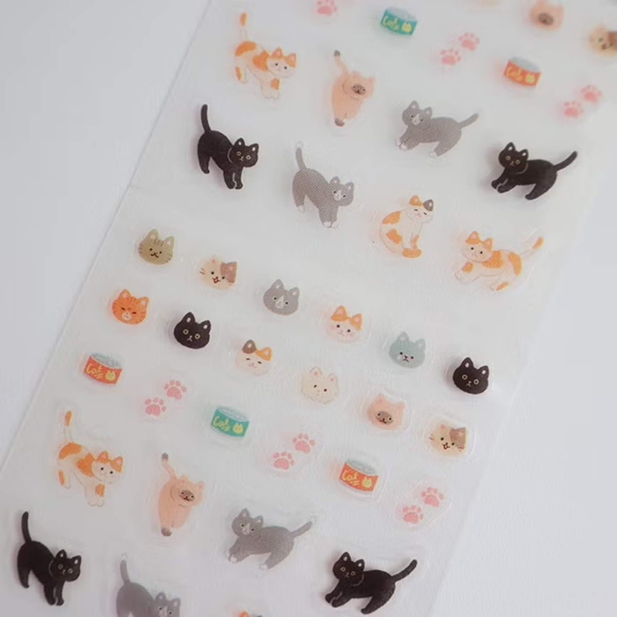 Furukawa Shiko Chocolog Choco-Peta Sticker - Cat - Sticker Sheets