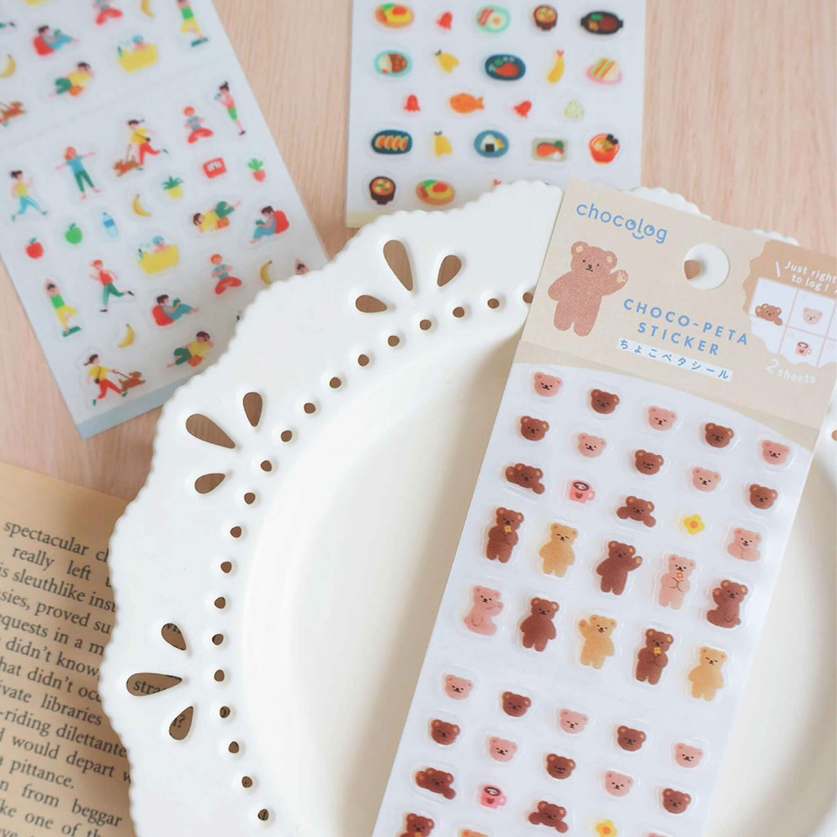 Furukawa Shiko Chocolog Choco-Peta Sticker - Food - Sticker Sheets