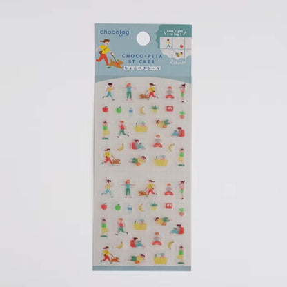 Furukawa Shiko Chocolog Choco-Peta Sticker - Life - Sticker Sheets