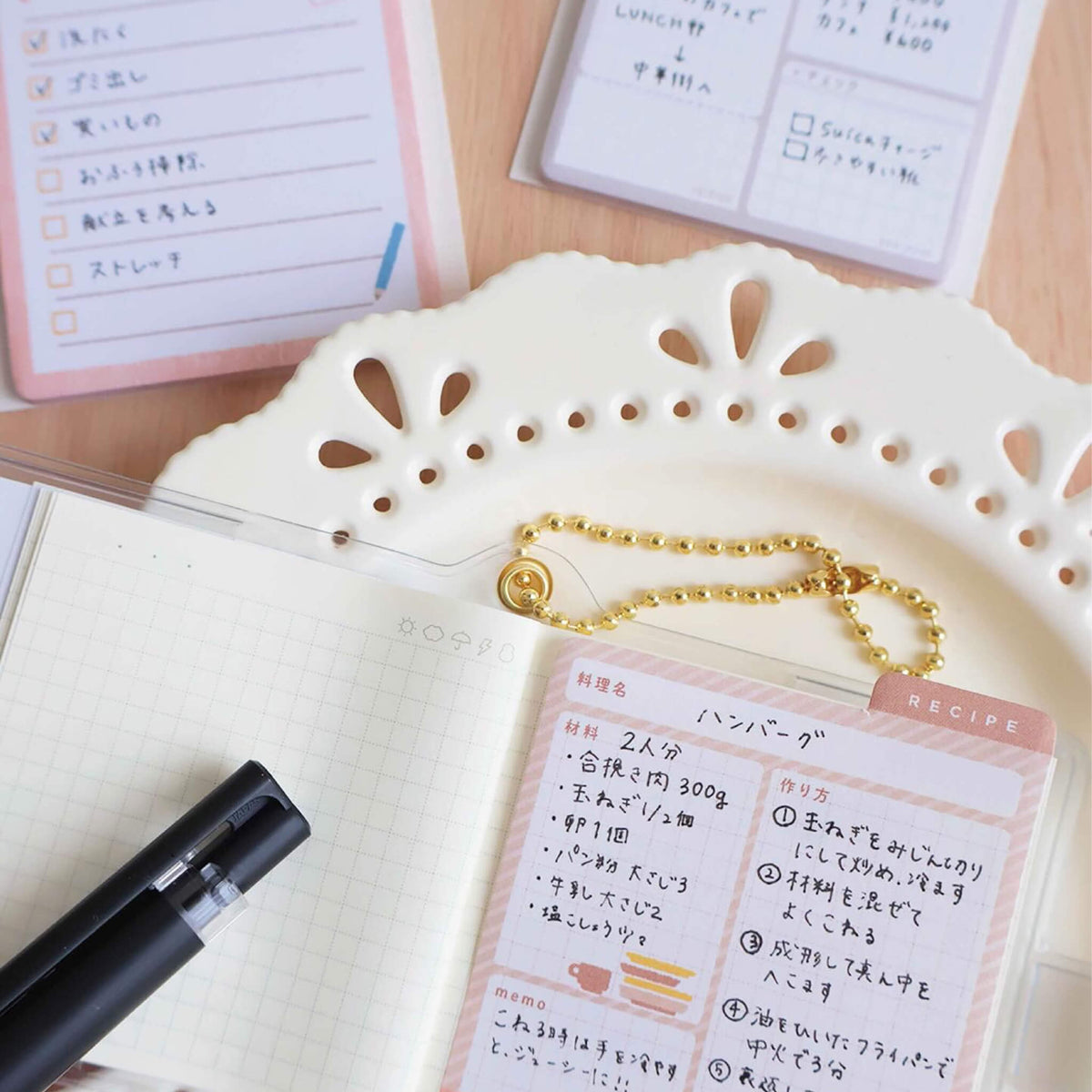 Furukawa Shiko Chocolog Sticky Notes - Recipe - Sticky Notes