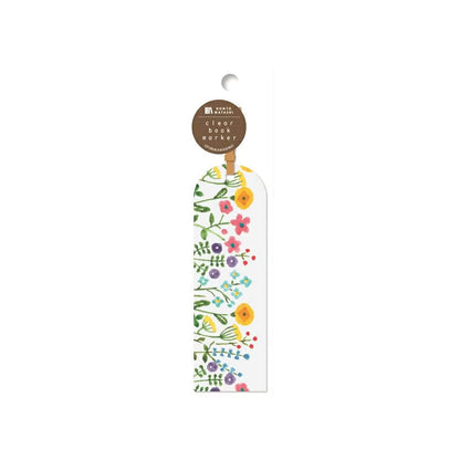 Furukawa Shiko Clear Bookmark - Flower Field - Hontowatashi - Bookmarks