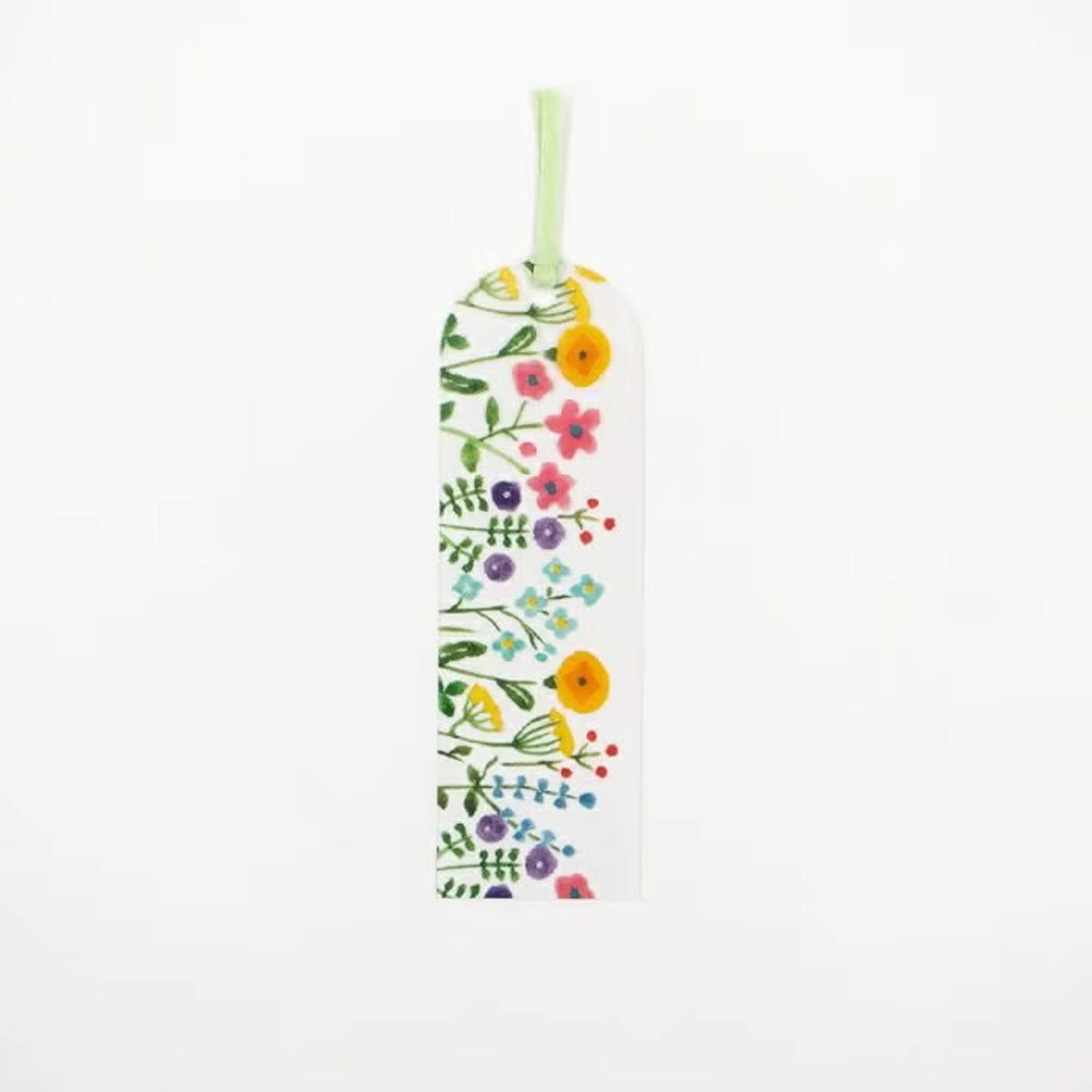 Furukawa Shiko Clear Bookmark - Flower Field - Hontowatashi - Bookmarks