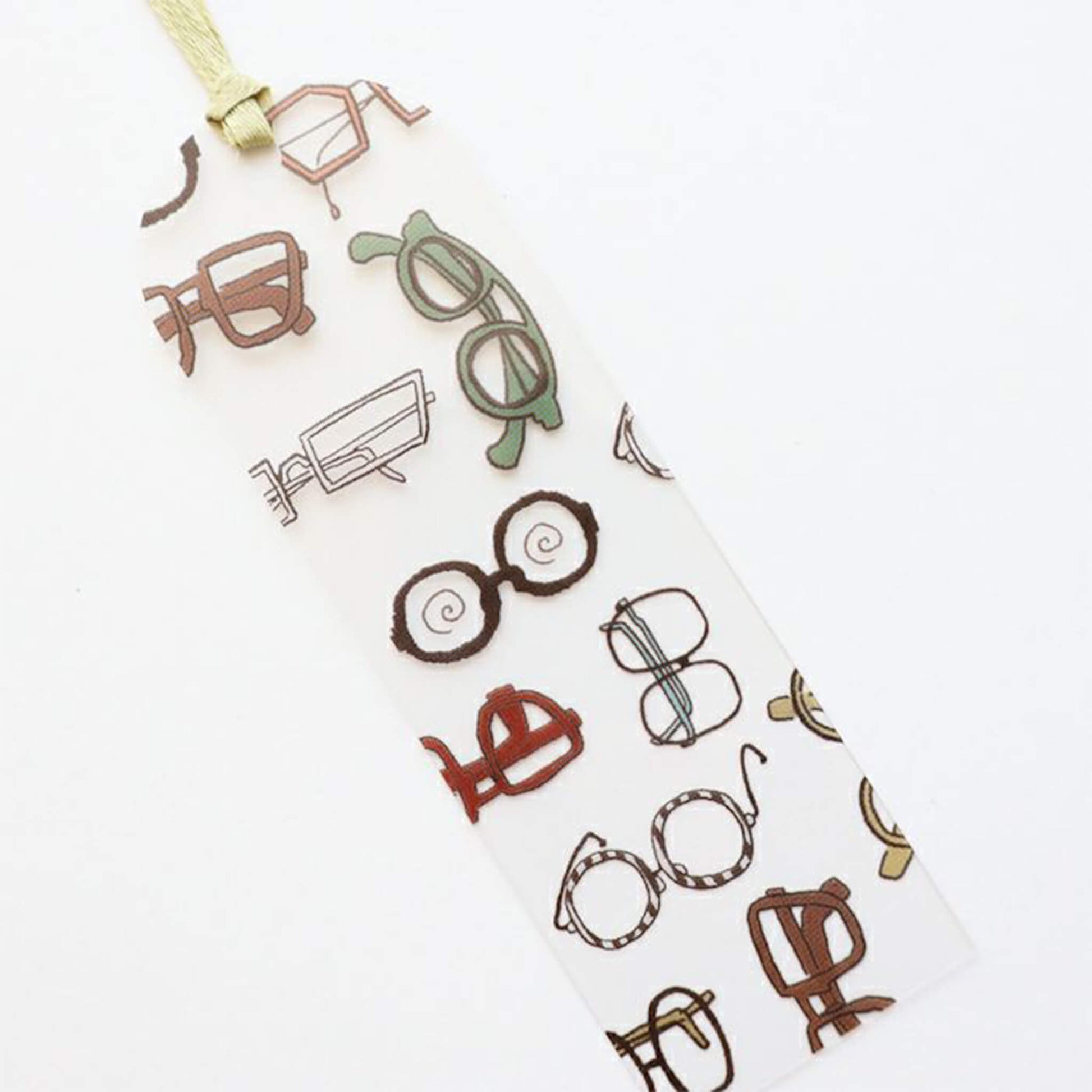 Furukawa Shiko Clear Bookmark - Glasses - Hontowatashi - Bookmarks