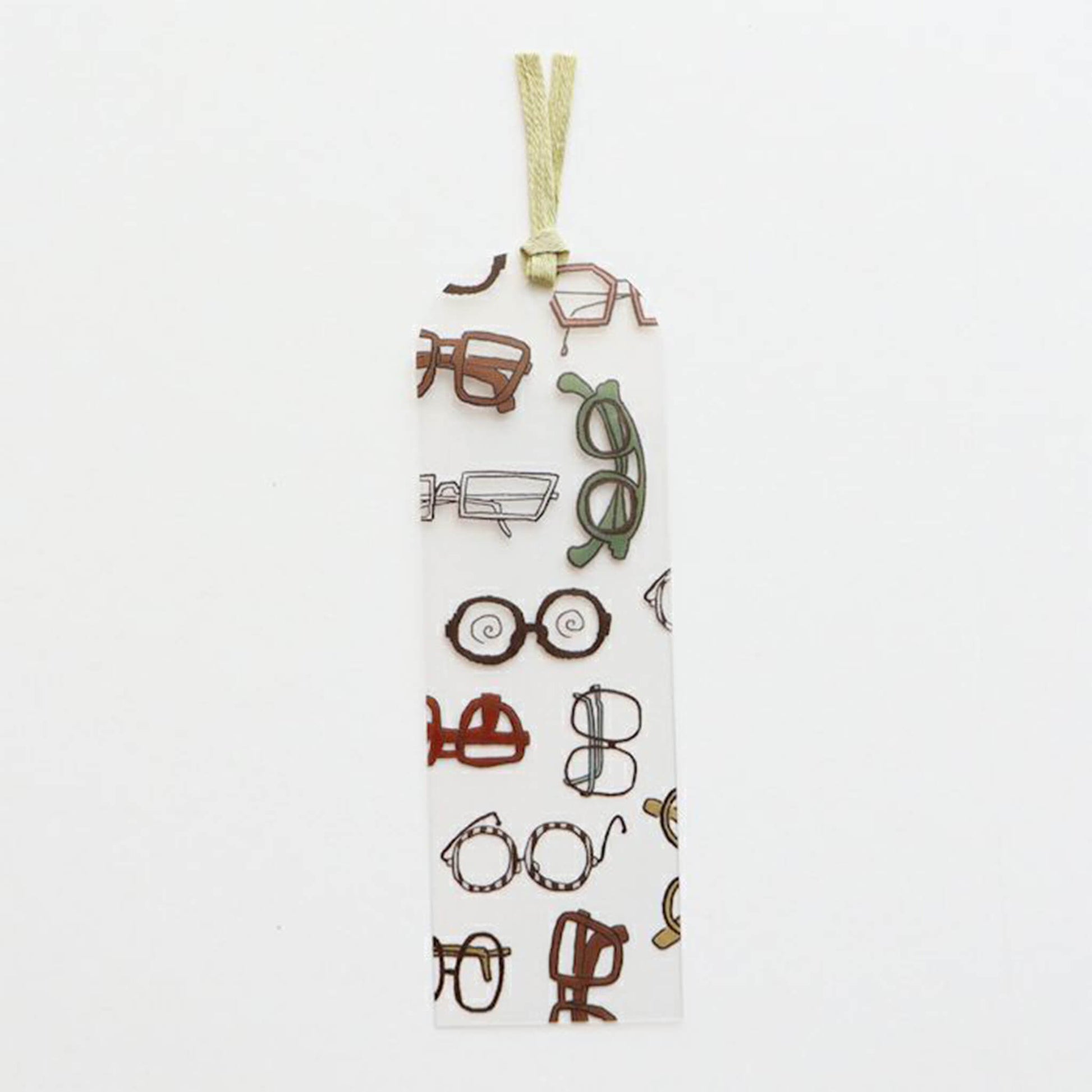 Furukawa Shiko Clear Bookmark - Glasses - Hontowatashi - Bookmarks