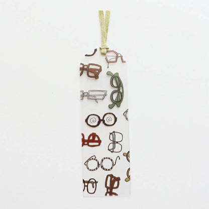 Furukawa Shiko Clear Bookmark - Glasses - Hontowatashi - Bookmarks