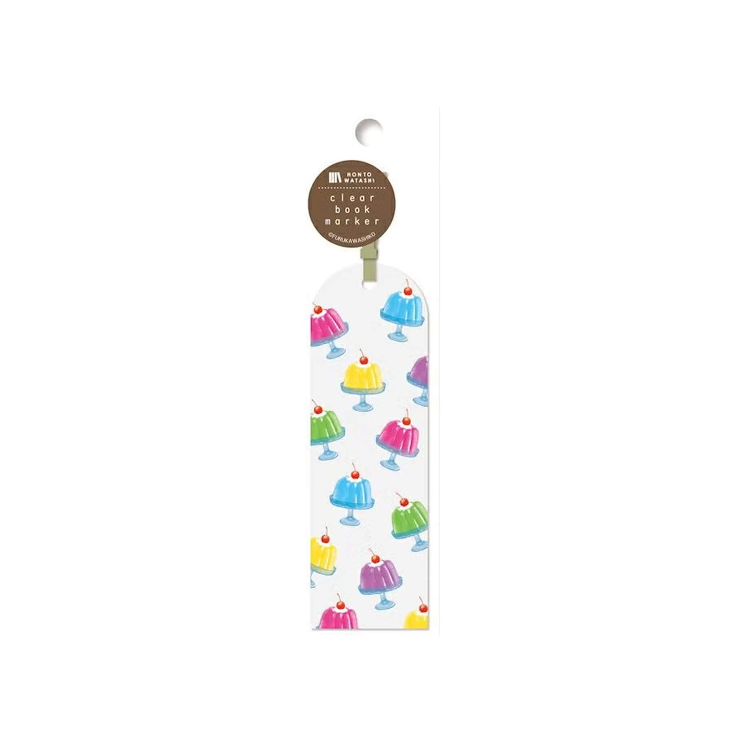 Furukawa Shiko Clear Bookmark - Retro Jelly - Hontowatashi - Bookmarks