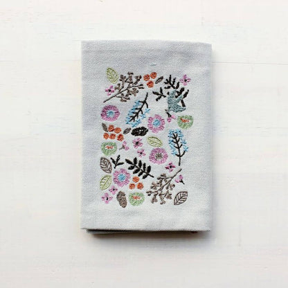Furukawa Shiko Embroidered Book Cover A6 - Kotori Biyori - Hontowatashi - Book Covers