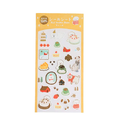 Furukawa Shiko Foil Sticker Sheet - Home & Dog [Winter 2026 Limited Edition] - Sticker Sheets