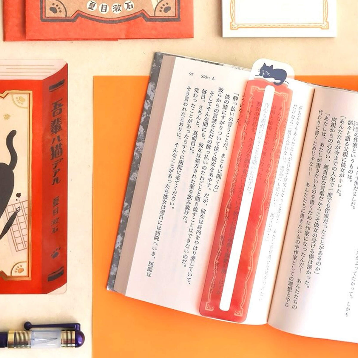Furukawa Shiko Hontowatashi KOKOYOMU Clear Bookmark - I Am a Cat - Bookmarks