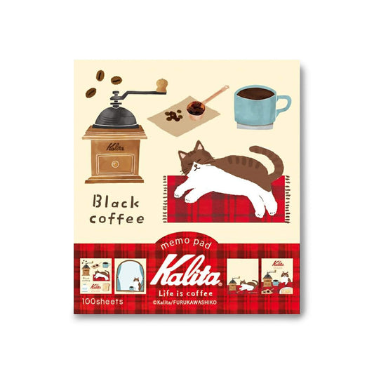 Furukawa Shiko × Kalita Memo Pad - Black Coffee - Memo Pads