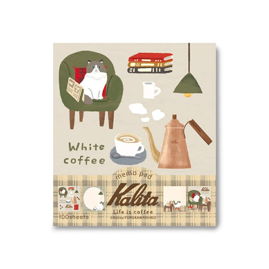 Furukawa Shiko × Kalita Memo Pad - White Coffee - Memo Pads