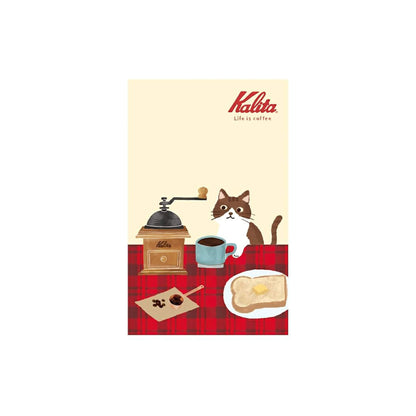 Furukawa Shiko × Kalita Saddle - Stitch Notebook (B6) - Black Coffee - Notebooks