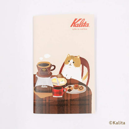Furukawa Shiko × Kalita Saddle - Stitch Notebook (B6) - Brown Coffee - Notebooks