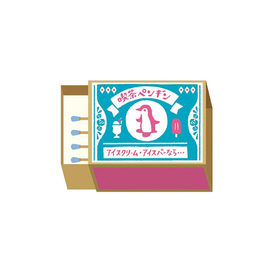 Furukawa Shiko Matchbox Memo - Cáfe Penguin - Memo Pads