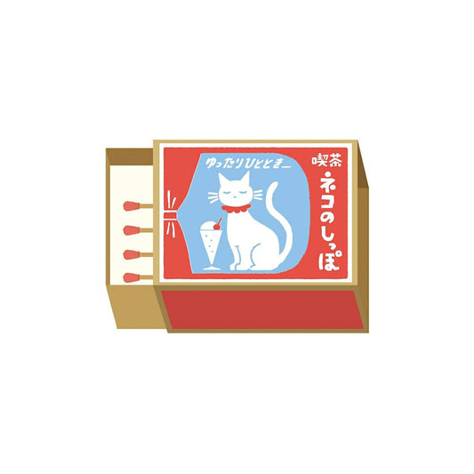 Furukawa Shiko Matchbox Memo - Cat’s Tail Cáfe - Memo Pads