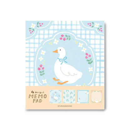 Furukawa Shiko Memo Pad - Flower & Duckling - Wa - Life Spring 2026 Limited - Memo Pads
