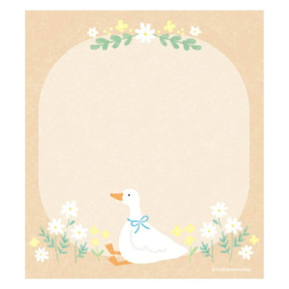 Furukawa Shiko Memo Pad - Flower & Duckling - Wa - Life Spring 2026 Limited - Memo Pads