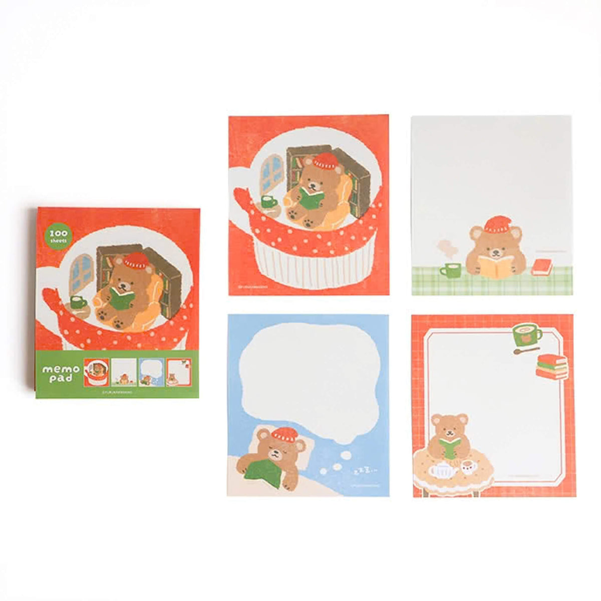 Furukawa Shiko Memo Pad - Home & Bear [Winter 2026 Limited Edition] - Memo Pads