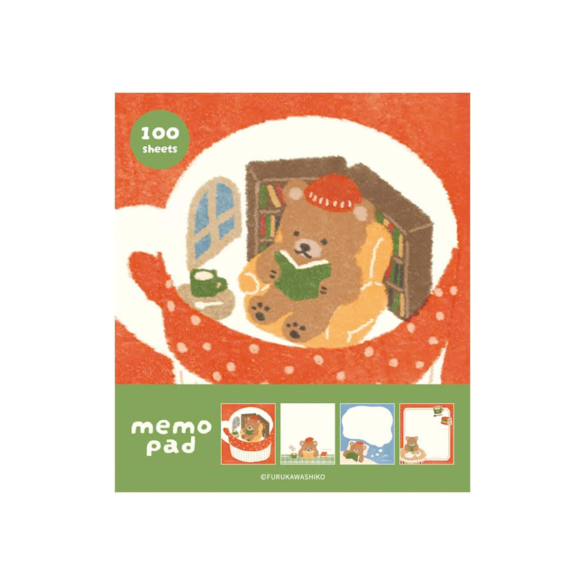 Furukawa Shiko Memo Pad - Home & Bear [Winter 2026 Limited Edition] - Memo Pads