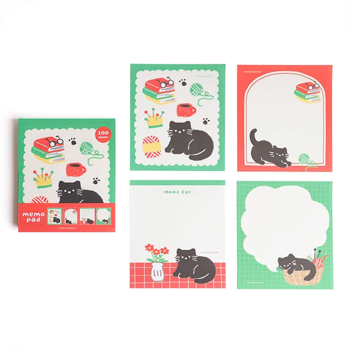 Furukawa Shiko Memo Pad - Home & Cat [Winter 2026 Limited Edition] - Memo Pads