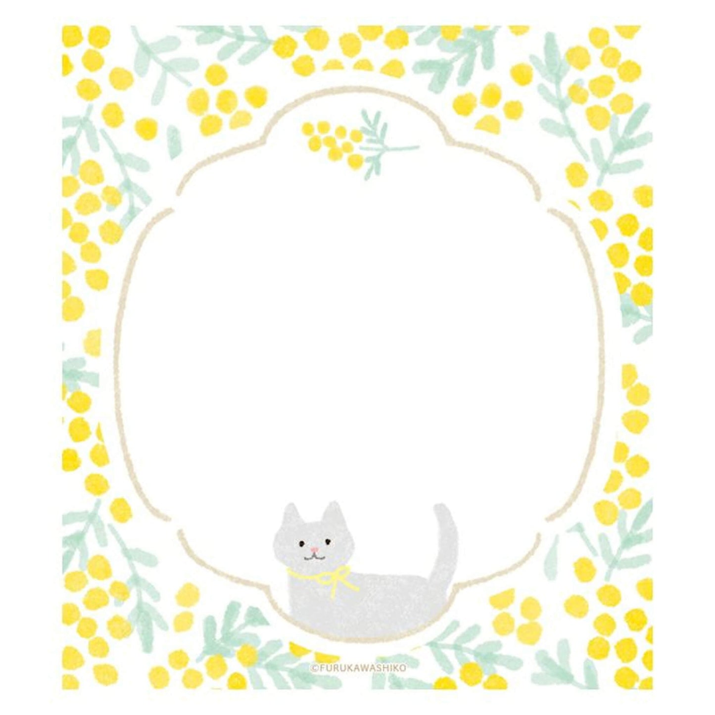 Furukawa Shiko Memo Pad - Mimosa & Cat - Wa - Life Spring 2026 Limited - Memo Pads