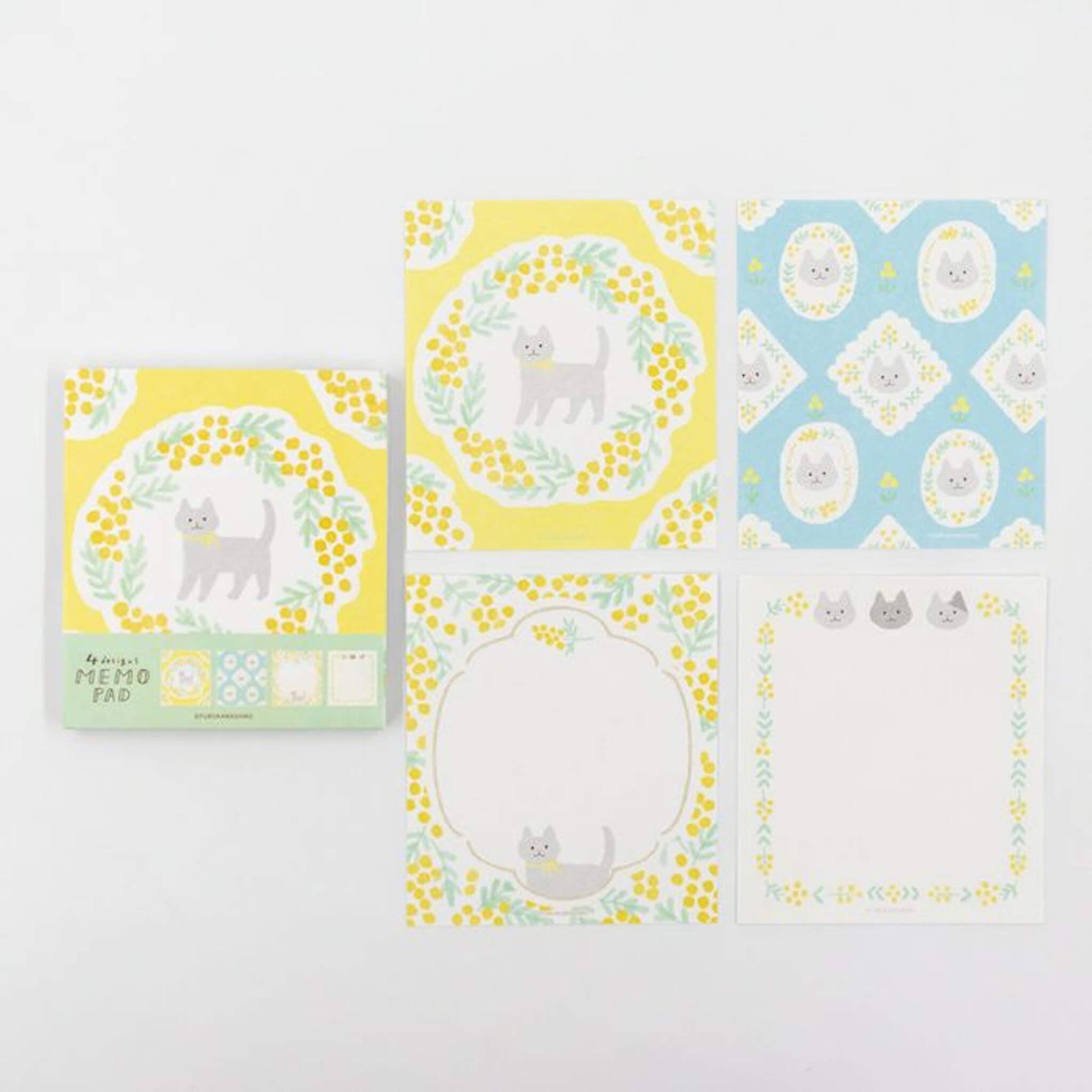 Furukawa Shiko Memo Pad - Mimosa & Cat - Wa - Life Spring 2026 Limited - Memo Pads