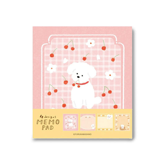 Furukawa Shiko Memo Pad - Sakura & White Dog - Wa - Life Spring 2026 Limited - Memo Pads