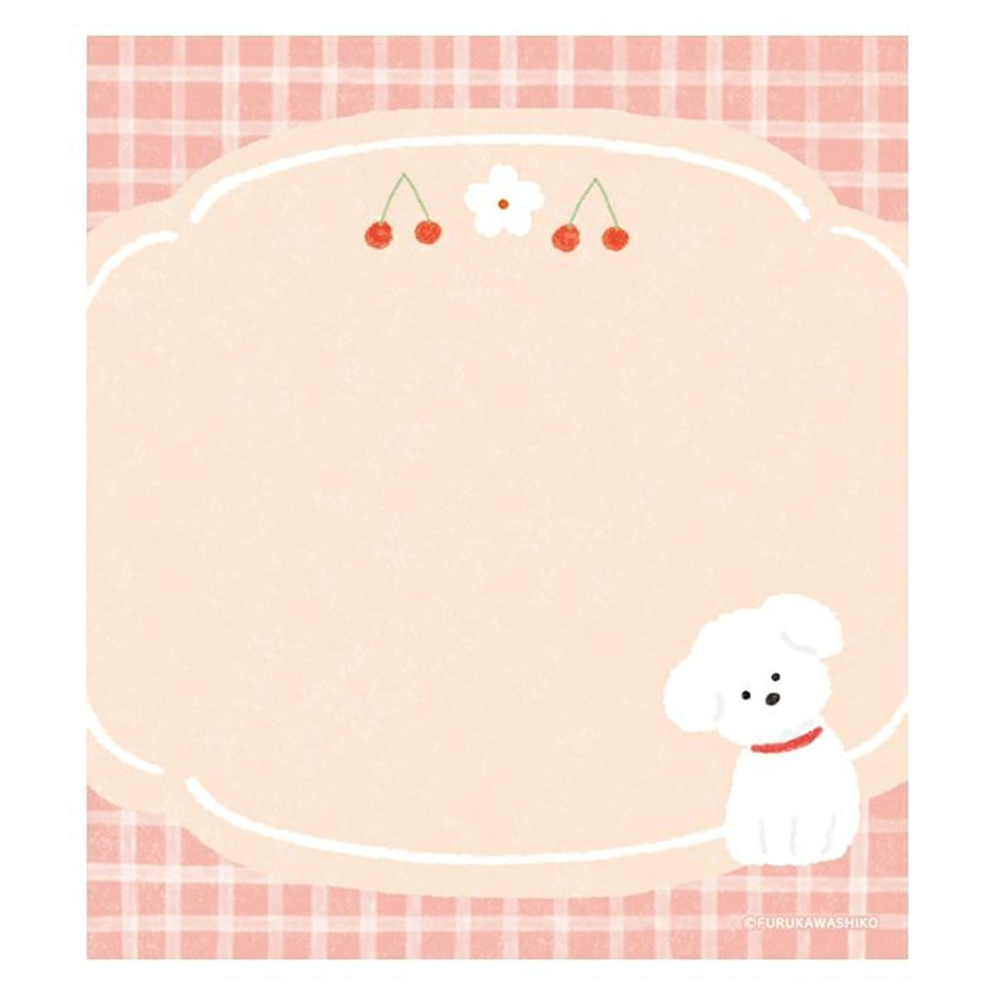 Furukawa Shiko Memo Pad - Sakura & White Dog - Wa - Life Spring 2026 Limited - Memo Pads