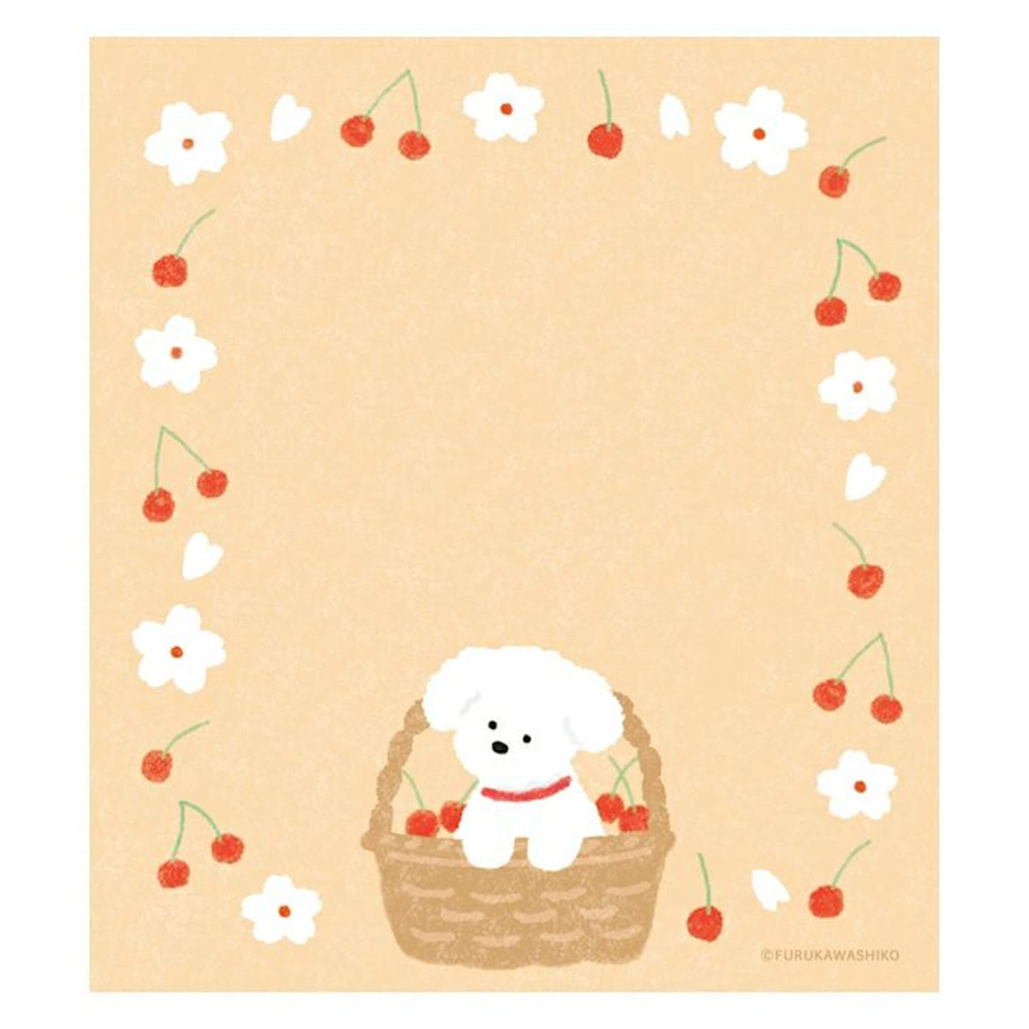 Furukawa Shiko Memo Pad - Sakura & White Dog - Wa - Life Spring 2026 Limited - Memo Pads