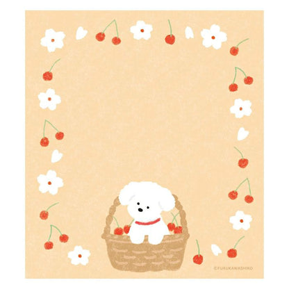 Furukawa Shiko Memo Pad - Sakura & White Dog - Wa - Life Spring 2026 Limited - Memo Pads