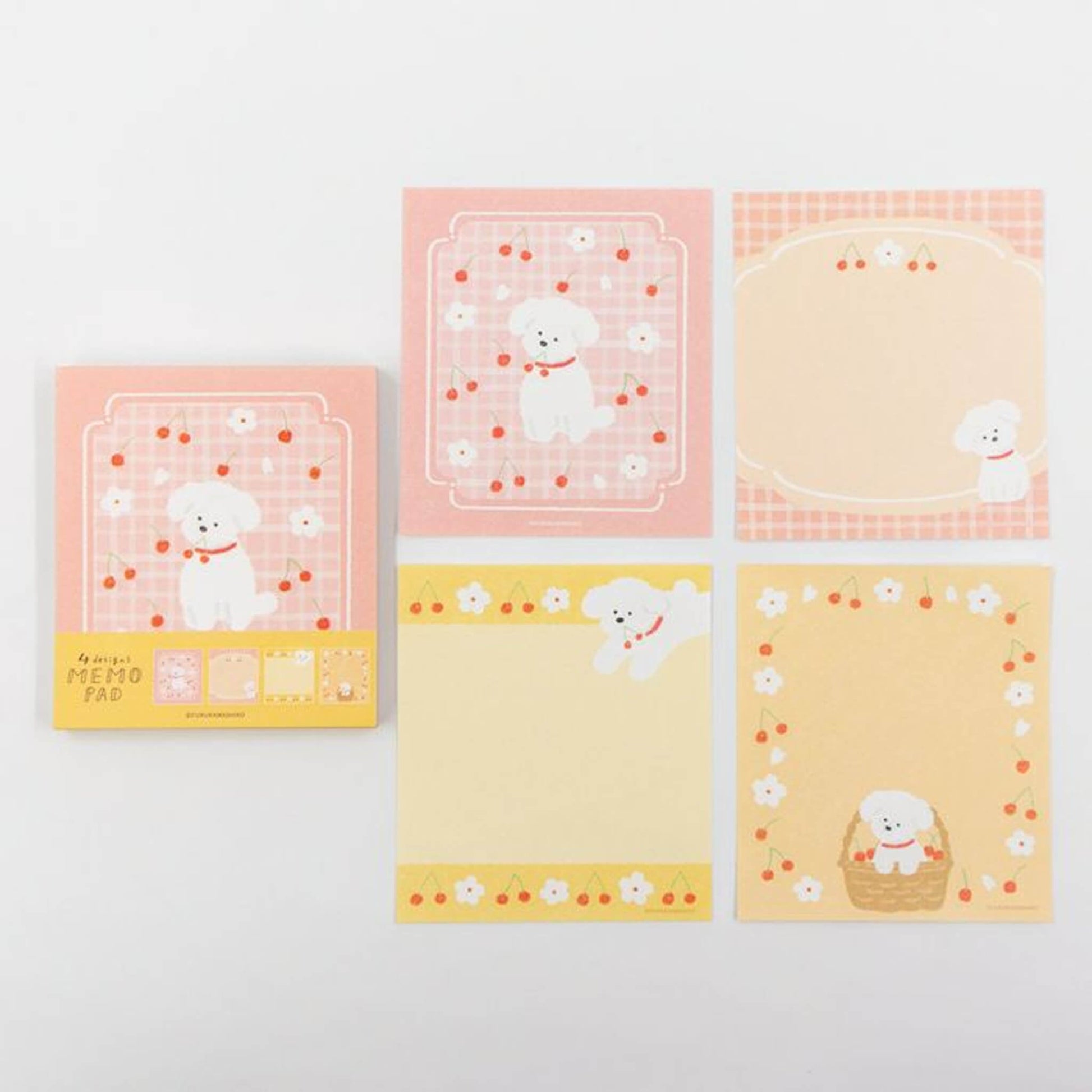 Furukawa Shiko Memo Pad - Sakura & White Dog - Wa - Life Spring 2026 Limited - Memo Pads