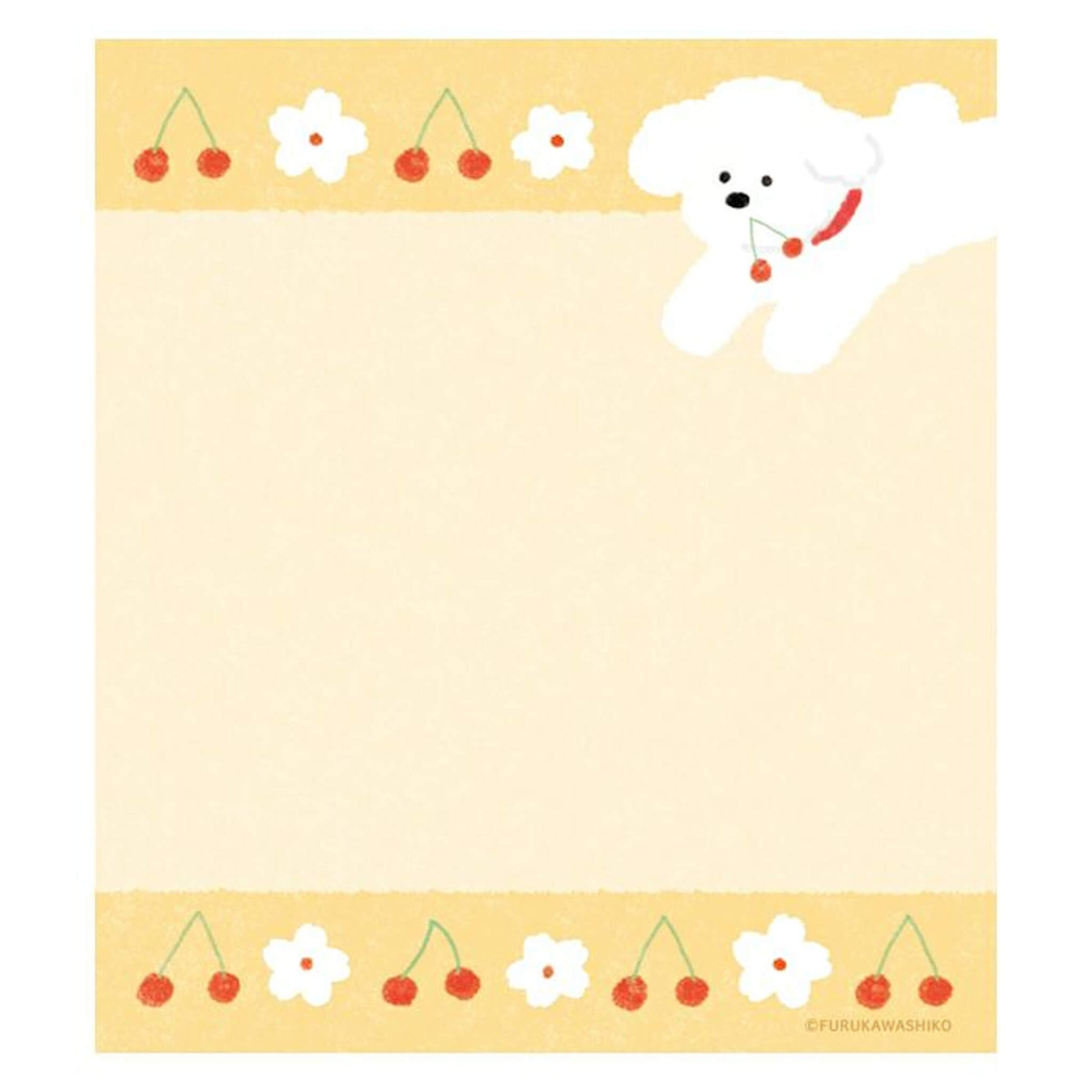 Furukawa Shiko Memo Pad - Sakura & White Dog - Wa - Life Spring 2026 Limited - Memo Pads