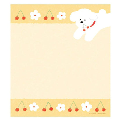 Furukawa Shiko Memo Pad - Sakura & White Dog - Wa - Life Spring 2026 Limited - Memo Pads